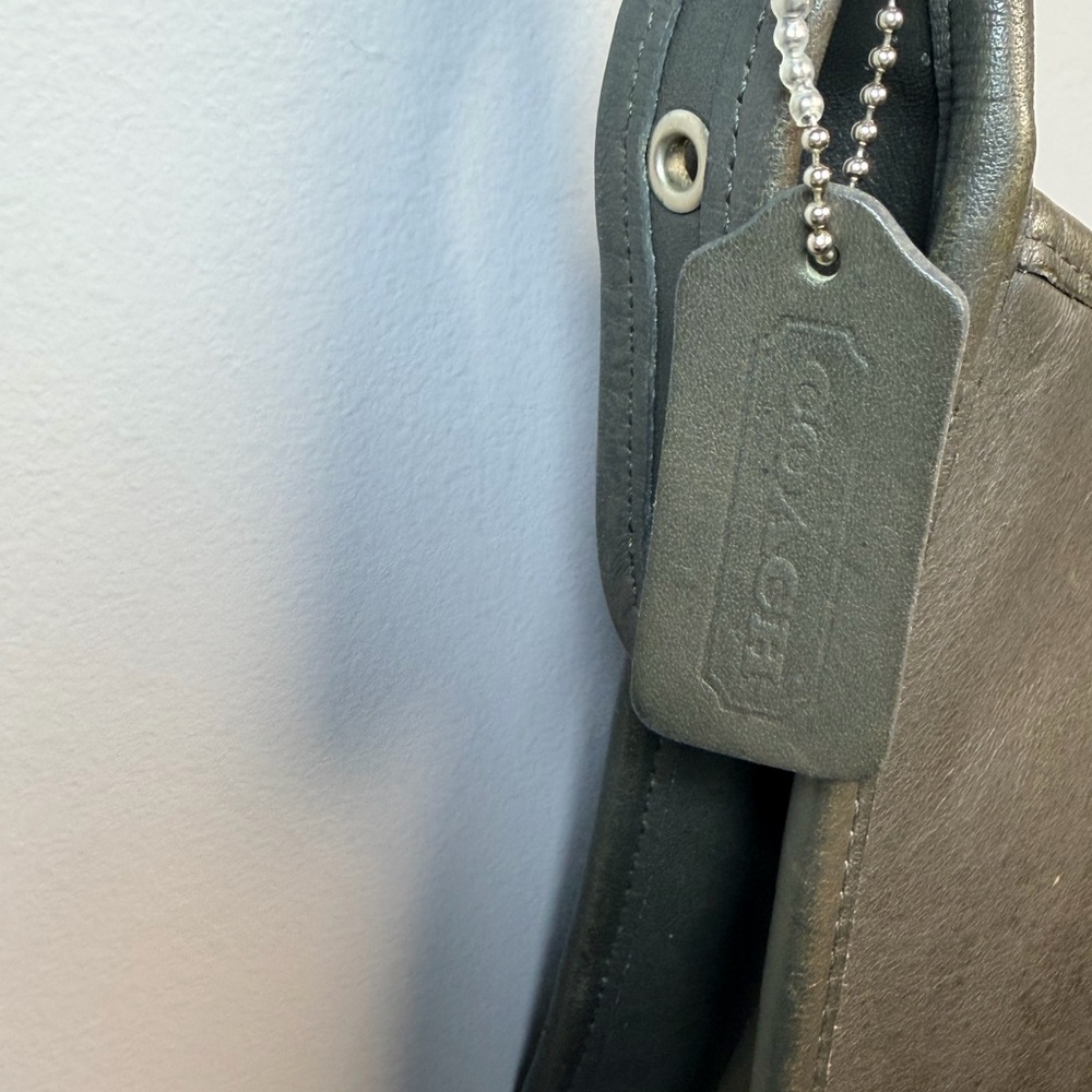 Coach Vintage Legacy Small Zip F9N 9997 Gray Silver Hardware original Hangtag - Picture 2 of 16